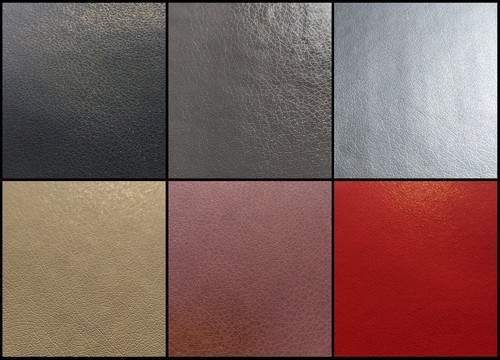 Leather effect textured vinyl - leather,