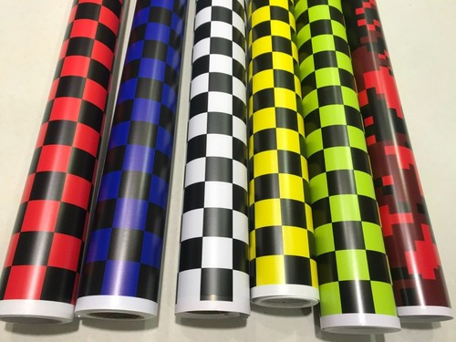 Car vinyl wrap check chequered - vinyl,