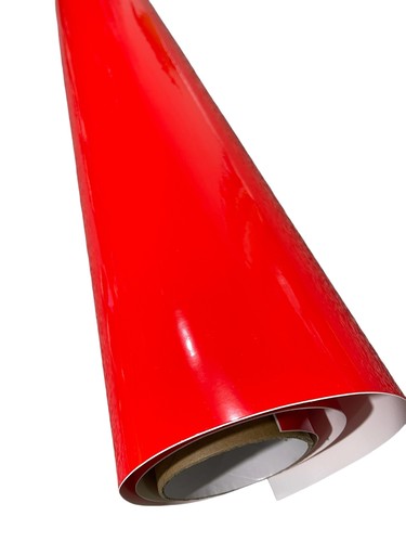 Red gloss vinyl - wrap, sheet