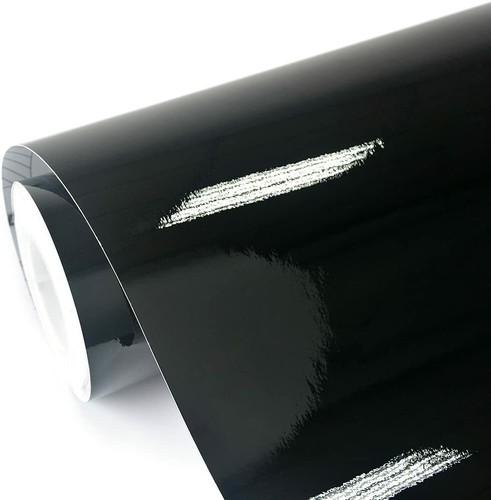 Black gloss vinyl - gloss, car