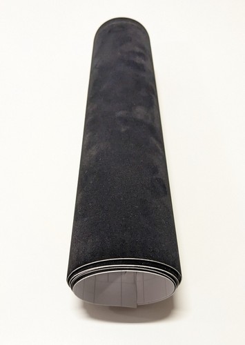 Alcantara style black velvet - black,