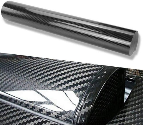 Black carbon fibre vinyl - 5d,