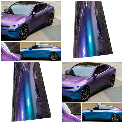 Car vinyl wrap film - vinyl, gloss