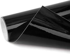 Black Gloss Vinyl Car Wrap