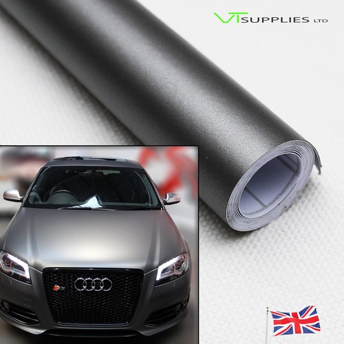 Matt grey vinyl - grey, car